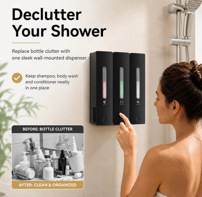 Shampoo and Conditioner Dispenser