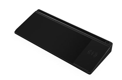 Desktop Glass Whiteboard with Wireless Charger Station