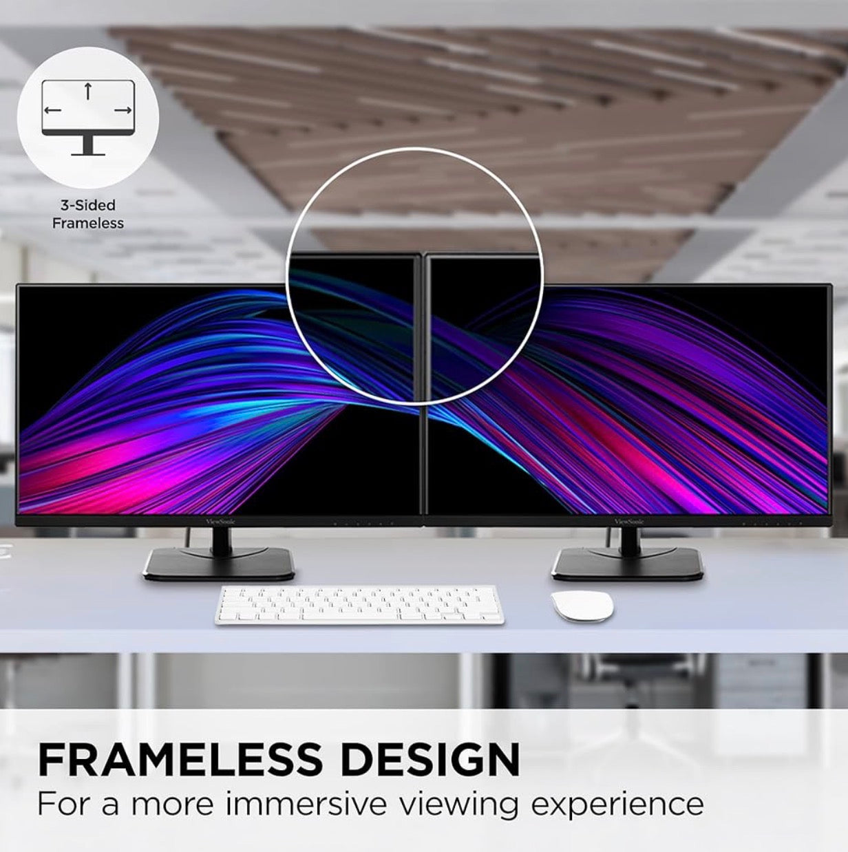 ViewSonic VA2456A-MHD 24 Inch 1080p Monitor