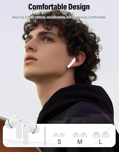 Wireless Earbuds, Bluetooth 5.4 Headphones Bass Stereo