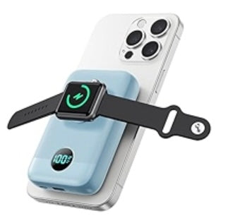 Magnetic Portable Charger for iPhone & Apple Watch