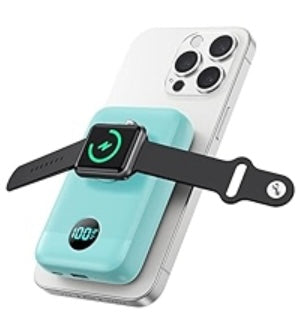 Magnetic Portable Charger for iPhone & Apple Watch